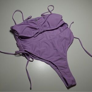 Purple Bikini Swimwear with Clean Design